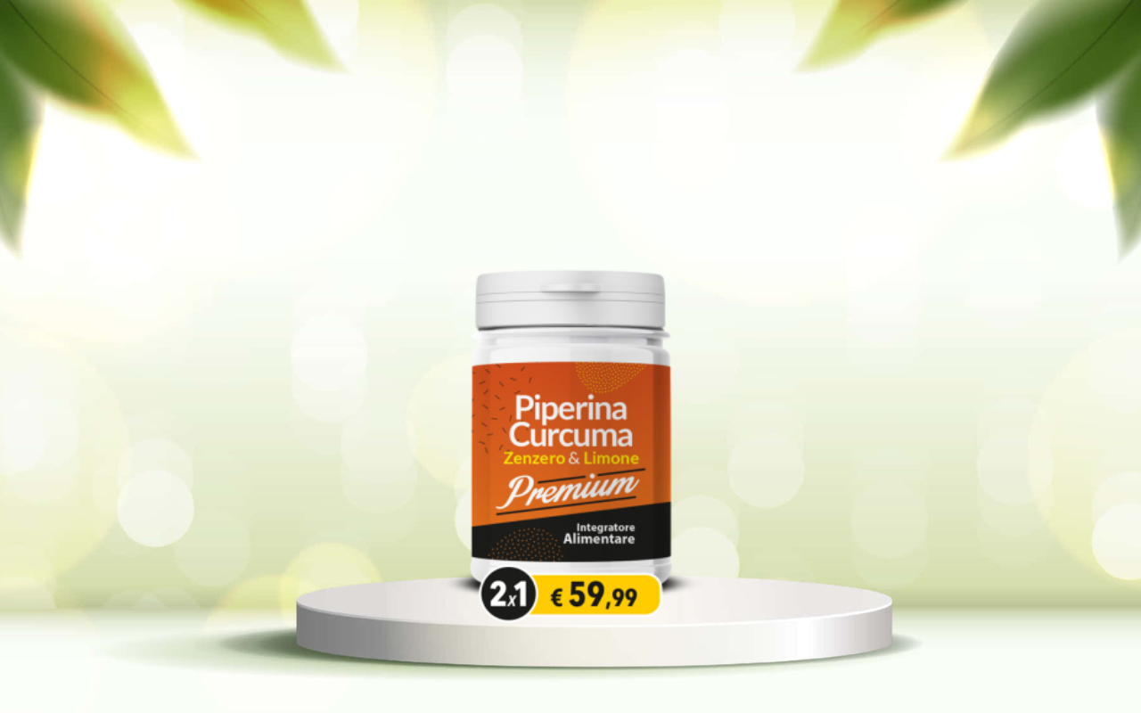 Piperina e curcuma premium: scopri il detox naturale per benessere e dimagrimento