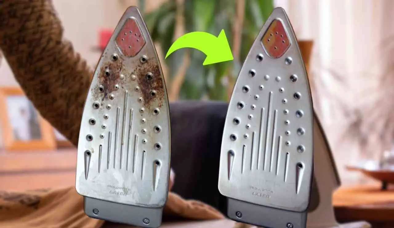 Il trucco per pulire il ferro da stiro